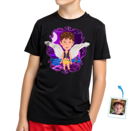 Custom Angel Girl Cute Fairy Shirt | Personalized Youth Fantasy Tee Custom Gifts - Fairy angels www.customywear.com 33