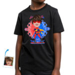 Personalized Superhero Custom T-Shirt – Turn Your Photo into a Superboy Tee Boy's T-shirts www.customywear.com 28