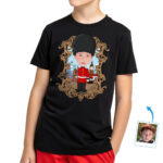 King’s Little Guardian: Custom Royal Guard Boys Shirt – Personalized London Tee Boy's T-shirts www.customywear.com 28