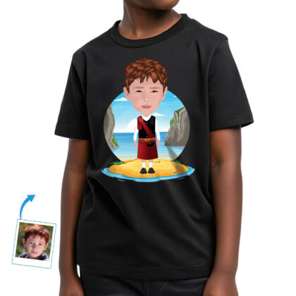 Embrace Scottish Heritage with Our Custom Scottish Boy Shirt Boy's T-shirts www.customywear.com