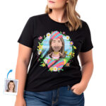 Personalized Easter Egg Portrait T-Shirt – Transform Your Photo into Custom Funny Tee Custom Gifts - Easter Eggs www.customywear.com 28