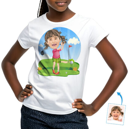 Custom Golf Lover T-Shirt | Photo to Personalized Sports Tee Custom Gifts - Golf Players www.customywear.com