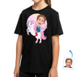 Personalized Youth Unicorn T-Shirt – Custom Unicorn Tee for Kids Custom Gifts - Unicorn www.customywear.com 28