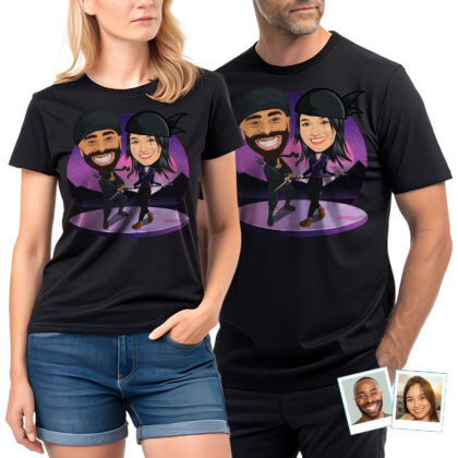 Custom Ninja Couples Shirt | Personalized Unisex Tee | Cute Couples Gift Custom Gifts - Ninja www.customywear.com