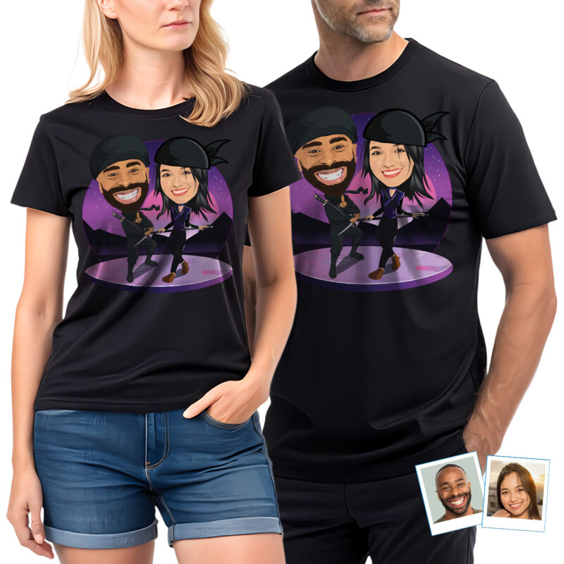 Custom Ninja Couples Shirt | Personalized Unisex Tee | Cute Couples Gift Custom Gifts - Ninja www.customywear.com 27