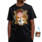 Personalized Indian Boy Tee | Custom Photo T-Shirt Art Boy's T-shirts www.customywear.com 28