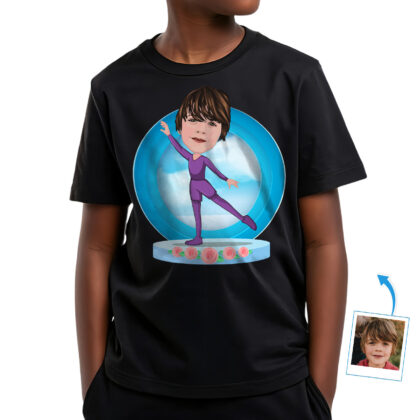 Custom Ballet Dancer T-Shirt – Personalized Photo Tee for Youth Boy's T-shirts www.customywear.com 2