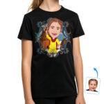 Custom Indian Girl Tee | Transform Your Photo to Personalized T-Shirt