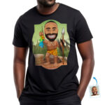 Transform Your Photo into Custom Caveman Shirt for Men – Personalized Tee Country www.customywear.com 28