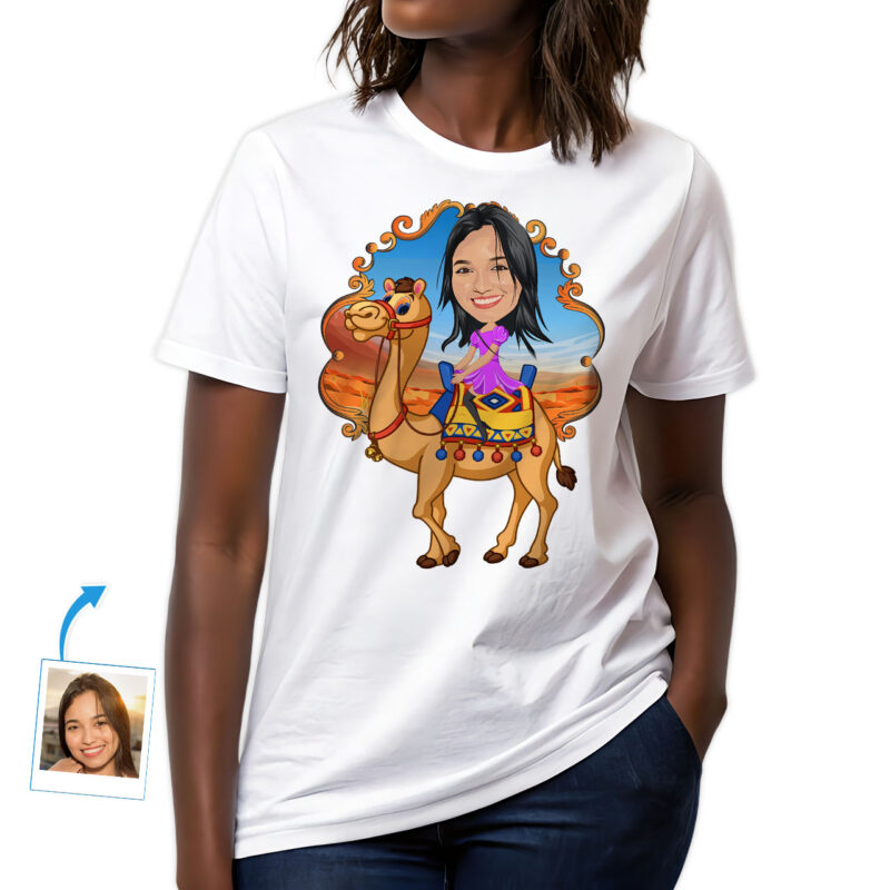 Custom Camel Rider Woman Shirt | Personalized Desert Adventure Tee Custom Gifts - Camel Ride www.customywear.com 27