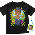 Personalized Hatching Easter Egg Shirt | Custom Photo Tee for Youth Boy's T-shirts www.customywear.com 29