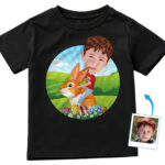 Personalized Easter Bunny Shirt | Custom Photo Tee for Youth Boy's T-shirts www.customywear.com 29