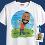 Transform Your Photo into a Golf Masterpiece | Custom Tee Custom Gifts - Golf Players www.customywear.com 29