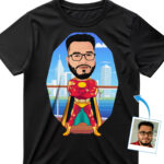 Personalized Male Superhero Custom Shirt | Create Your Own Hero Tee Best Sellers www.customywear.com 29