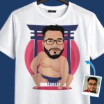 Personalized Sumo Wrestler T-Shirt | Custom Funny Sumo Tee | Unique Gift Idea Best Sellers www.customywear.com 29