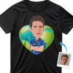 Personalized Male Nurse Shirt | Custom Nurse Heart Globe Tee Custom Gifts - Nurse www.customywear.com 29