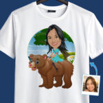 Custom Bear Riding Women’s Shirt – Personalized Teddy Bear Tee Custom Gifts - Bear Ride www.customywear.com 29