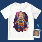 Custom Astronaut Girl Shirt | Personalized Little Sister Alien Moon Tee Custom Gifts - Astronauts www.customywear.com 29