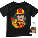 Custom Firefighter Youth Tee – Personalized Big Brother Fireman Shirt Boy's T-shirts www.customywear.com 29