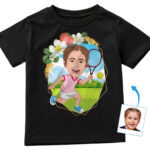 Custom Girls Tennis Shirt – Personalized Youth Tennis Tee Custom Gifts - Tennis Player www.customywear.com 29