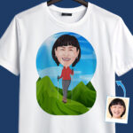 Custom Hiking Woman Shirt – Personalized Female Hiker Mountain Tee Custom Gifts - Hiking www.customywear.com 29