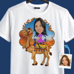 Custom Camel Rider Woman Shirt | Personalized Desert Adventure Tee Custom Gifts - Camel Ride www.customywear.com 29