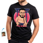 Personalized Sumo Wrestler T-Shirt | Custom Funny Sumo Tee | Unique Gift Idea Best Sellers www.customywear.com 30