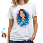 Transform Your Photo into a Custom Little Mermaid Tee – Perfect Mermaid Gifts Custom Gifts - Mermaid www.customywear.com 30