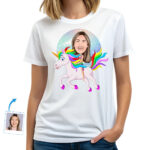 Personalized Women’s Unicorn Riding Shirt | Custom Magical Tee for All Ages Custom Gifts - Unicorn www.customywear.com 30