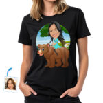 Custom Bear Riding Women’s Shirt – Personalized Teddy Bear Tee Custom Gifts - Bear Ride www.customywear.com 30