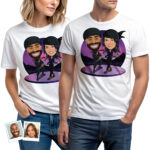 Custom Ninja Couples Shirt | Personalized Unisex Tee | Cute Couples Gift Custom Gifts - Ninja www.customywear.com 30