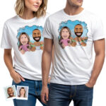 Transform Your Photos into Custom Couples Baby Shirt – Unique New Parents Gift Custom Gifts - Funny Baby www.customywear.com 30