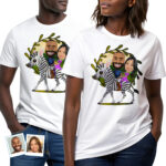 Personalized Zebra Ride Couple Shirt – Custom Animal Camping Matching Tees Custom Gifts - Zebra Riders www.customywear.com 30