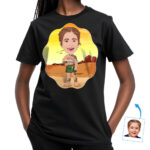 Custom Caveman Girl Shirt | Personalized Ancient Black Kids Tee Custom Gifts - Caveman www.customywear.com 30