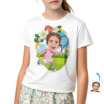 Custom Girls Tennis Shirt – Personalized Youth Tennis Tee Custom Gifts - Tennis Player www.customywear.com 30