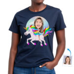 Personalized Women’s Unicorn Riding Shirt | Custom Magical Tee for All Ages Custom Gifts - Unicorn www.customywear.com 31