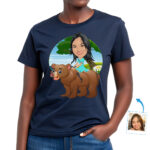 Custom Bear Riding Women’s Shirt – Personalized Teddy Bear Tee Custom Gifts - Bear Ride www.customywear.com 31