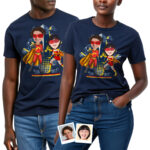 Personalized Superhero Couples Shirt – Unleash Your Super Love! Custom Gifts - Superhero original red www.customywear.com 31