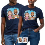 Transform Your Photos into Custom Couples Baby Shirt – Unique New Parents Gift Custom Gifts - Funny Baby www.customywear.com 31