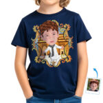 Personalized Indian Boy Tee | Custom Photo T-Shirt Art Boy's T-shirts www.customywear.com 31