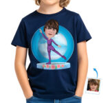 Custom Ballet Dancer T-Shirt – Personalized Photo Tee for Youth Boy's T-shirts www.customywear.com 31