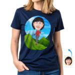 Custom Hiking Woman Shirt – Personalized Female Hiker Mountain Tee Custom Gifts - Hiking www.customywear.com 31