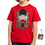 King’s Little Guardian: Custom Royal Guard Boys Shirt – Personalized London Tee Boy's T-shirts www.customywear.com 32