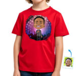 Embrace the Melody with Our Custom Singer Boy Vocalist Shirt! Boy's T-shirts www.customywear.com 32