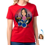 Custom Drummer Photo T-Shirt – Personalized Music Gift Custom Gifts - Drummers www.customywear.com 32