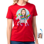 Personalized Women’s Unicorn Riding Shirt | Custom Magical Tee for All Ages Custom Gifts - Unicorn www.customywear.com 32