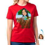 Custom Bear Riding Women’s Shirt – Personalized Teddy Bear Tee Custom Gifts - Bear Ride www.customywear.com 32