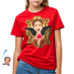 Custom Angel Girl Cute Fairy Shirt | Personalized Youth Fantasy Tee Custom Gifts - Fairy angels www.customywear.com 32