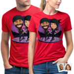 Custom Ninja Couples Shirt | Personalized Unisex Tee | Cute Couples Gift Custom Gifts - Ninja www.customywear.com 32