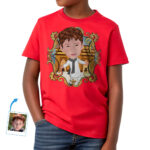 Personalized Indian Boy Tee | Custom Photo T-Shirt Art Boy's T-shirts www.customywear.com 32